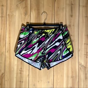 Fabletics Carrie Marbled Athletic Shorts Small